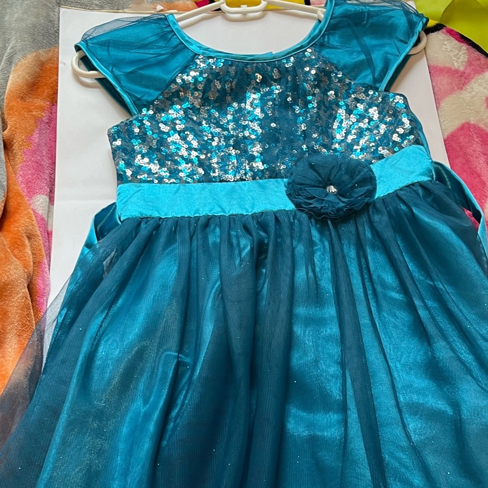 Turquoise party dress
